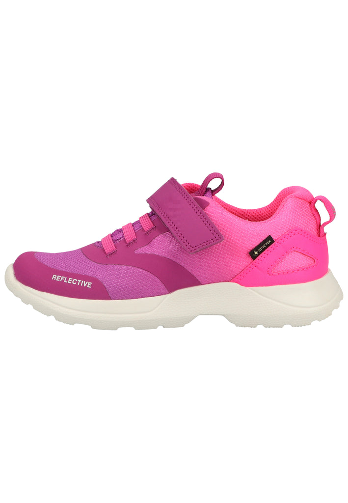 Superfit Sneaker Lederimitat/Textil Rosa - surf4shoes