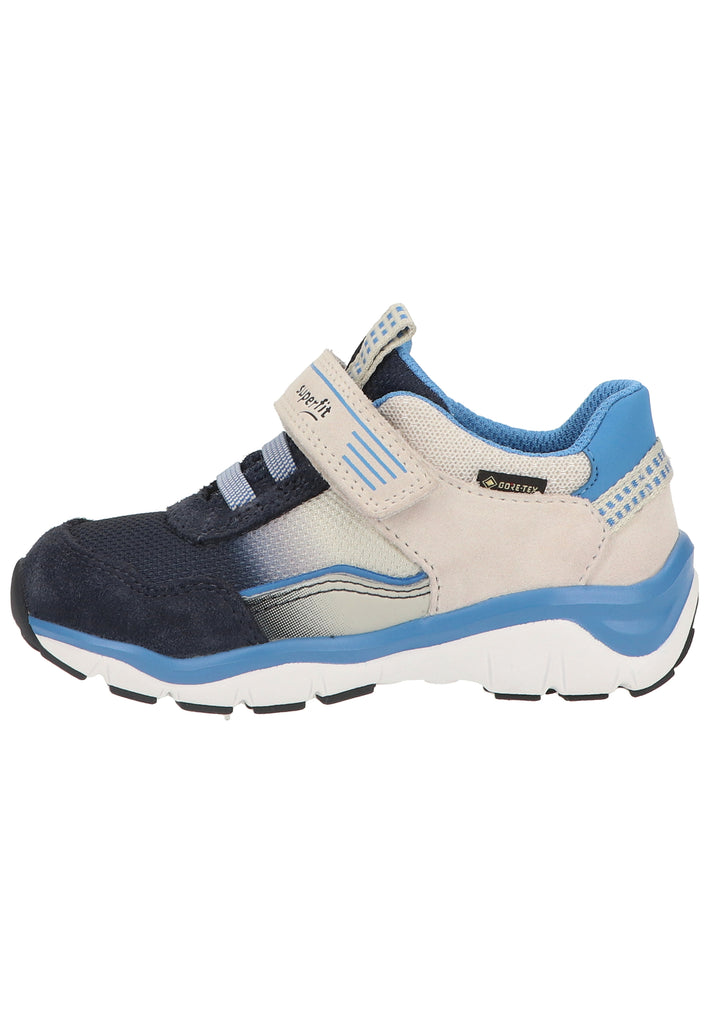 Superfit Sneaker Veloursleder/Textil Blau/Weiß - surf4shoes