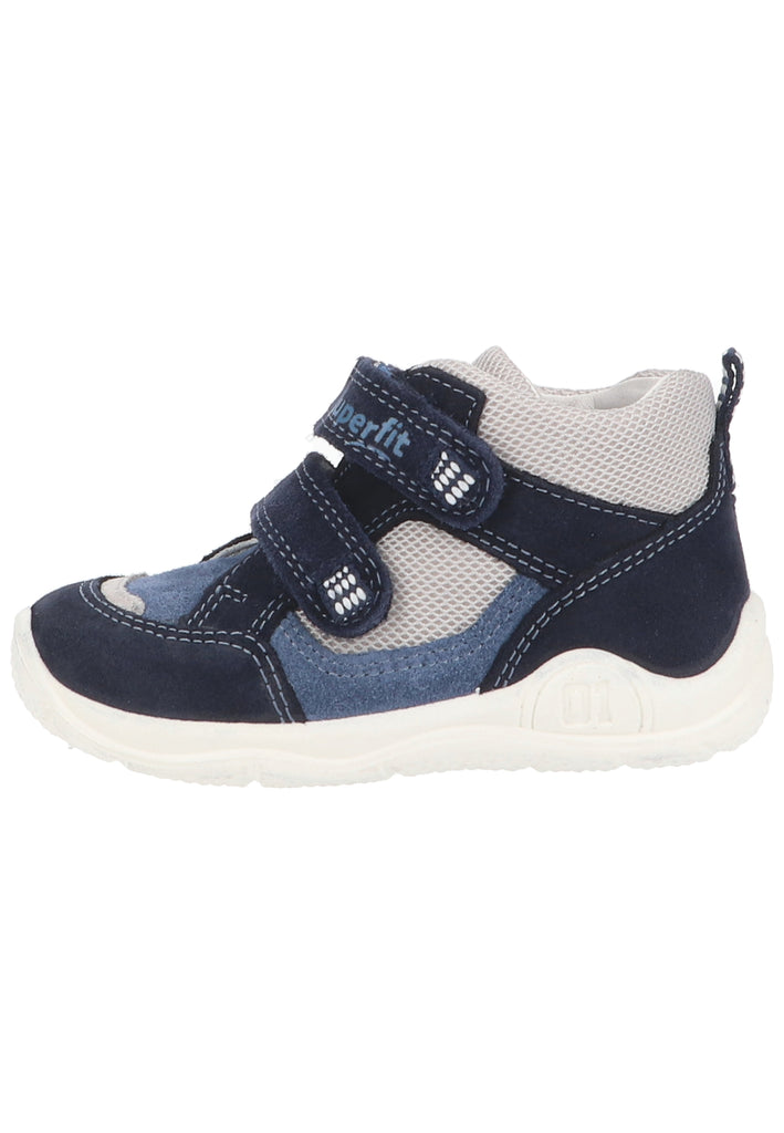 Superfit Halbschuhe Veloursleder/Textil Blau/Grau - surf4shoes