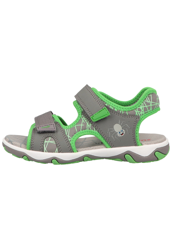 Superfit Sandalen Textil Grau/Grün - surf4shoes
