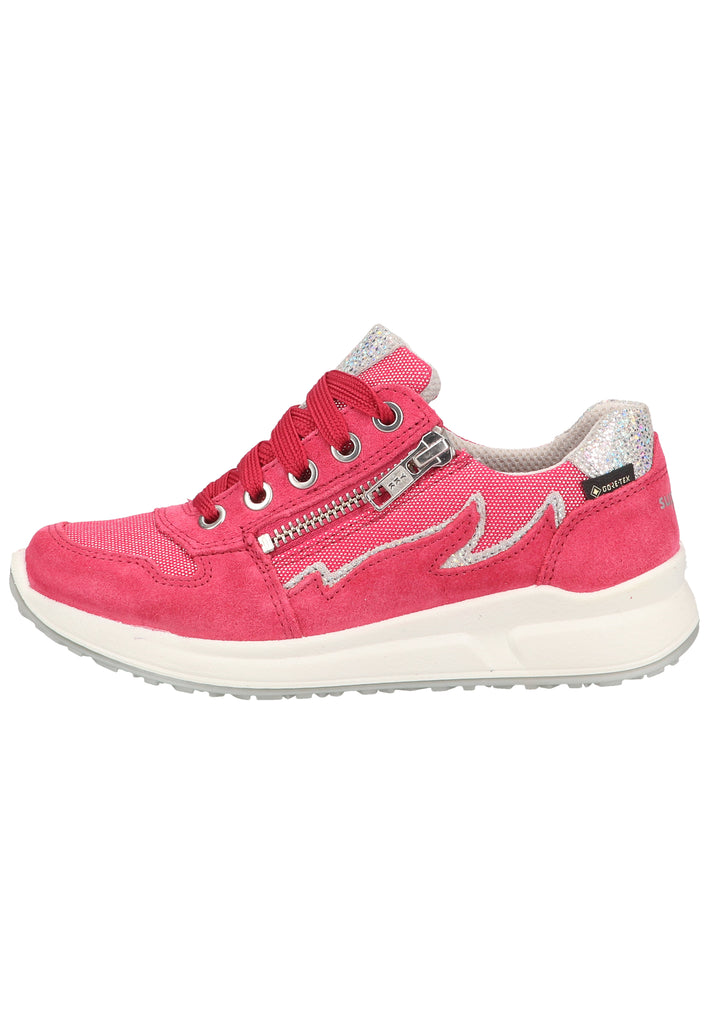 Superfit Sneaker Veloursleder/Textil Rot - surf4shoes