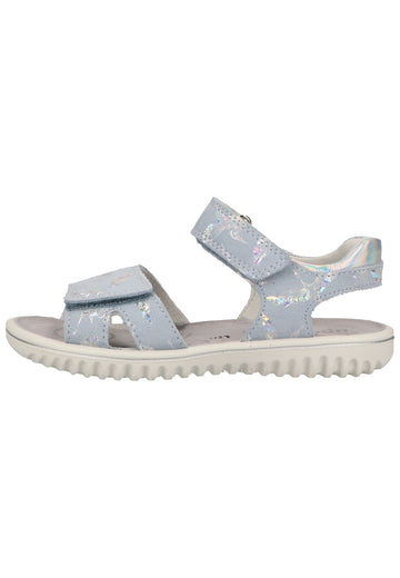 Superfit Sandalen Leder Hellblau/Silber - surf4shoes