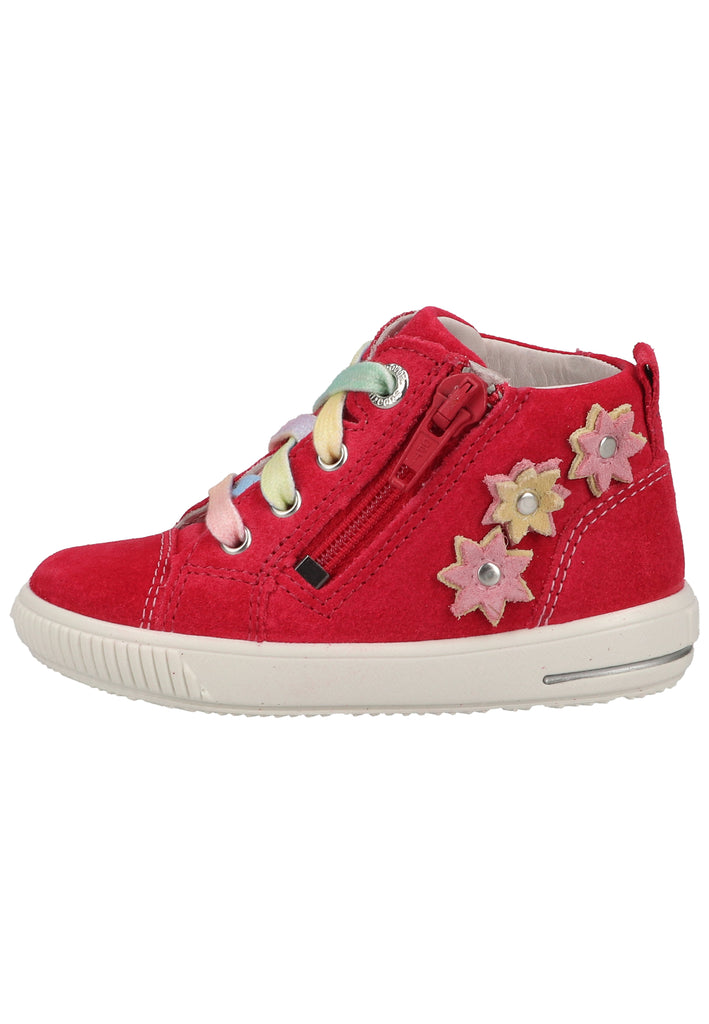 Superfit Sneaker Veloursleder Rot - surf4shoes