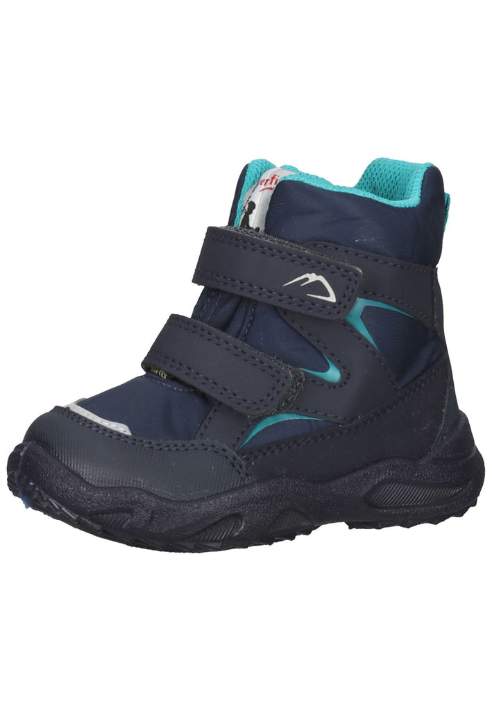 Superfit Stiefelette Textil Blau/Grün Warmfutter - surf4shoes