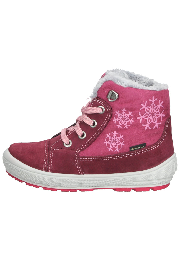 Superfit Sneaker Veloursleder Rot/Pink Warmfutter - surf4shoes