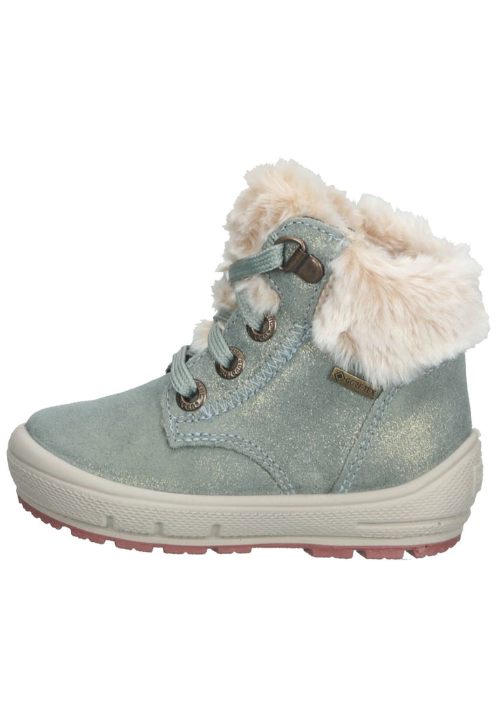Superfit Stiefelette Leder Hellgrün - surf4shoes