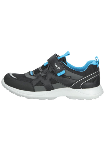 Superfit Sneaker Lederimitat/Mesh Schwarz/Blau - surf4shoes