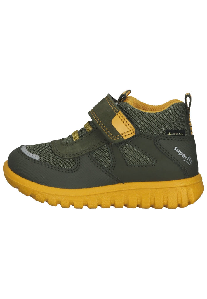 Superfit Sneaker Veloursleder Grün/Gelb - surf4shoes