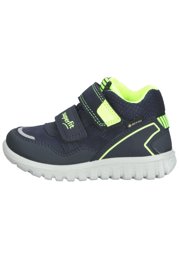 Superfit Sneaker Veloursleder Blau/Gelb - surf4shoes
