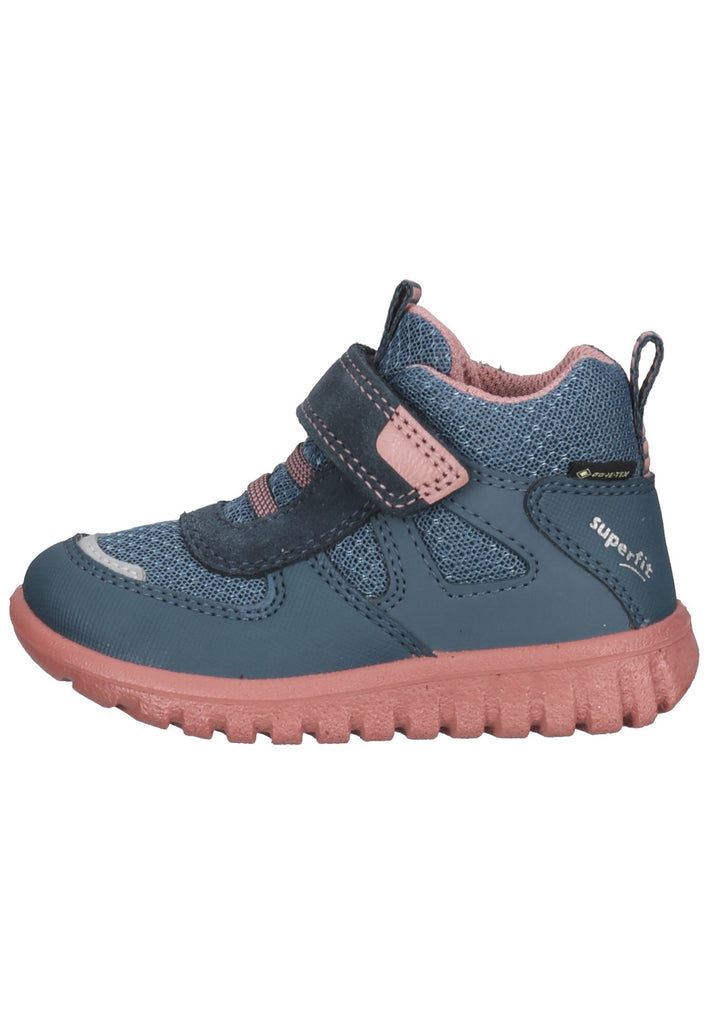 Superfit Sneaker Veloursleder Blau/Pink - surf4shoes