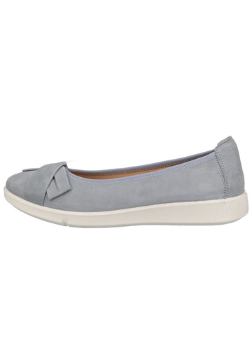 Legero Ballerinas Veloursleder Blau - surf4shoes