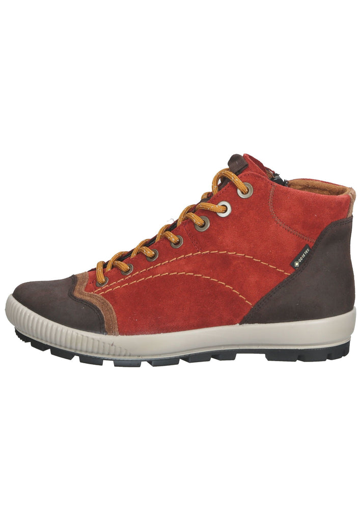 Legero Stiefelette Veloursleder Rot - surf4shoes