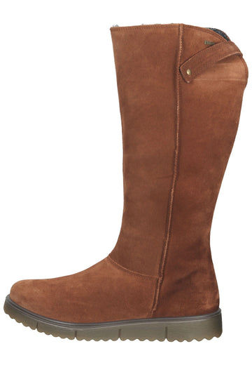 Legero Stiefel Veloursleder Cognac Warmfutter - surf4shoes