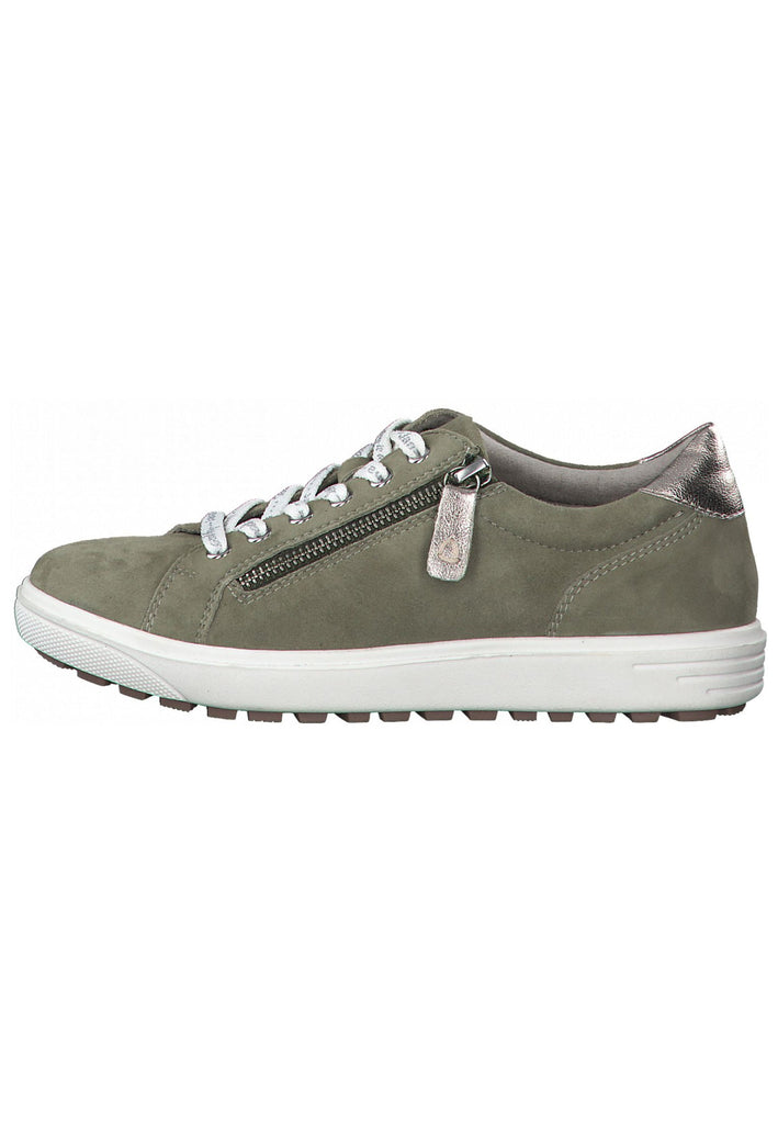 Jana Sneaker Leder/Synthetik Oliv - surf4shoes
