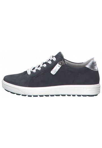 Jana Sneaker Leder/Synthetik Navy - surf4shoes