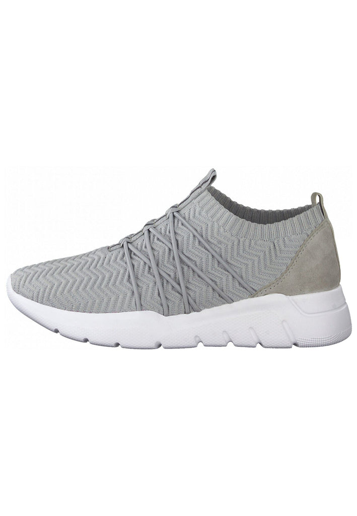 Jana Sneaker Leder/Textil Grau - surf4shoes