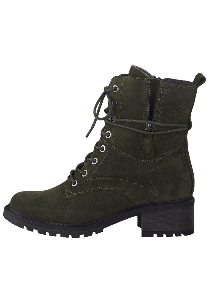 Jana Stiefelette Leder Khaki - surf4shoes