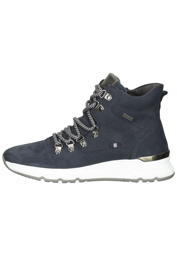 Jana Stiefelette Leder Navy - surf4shoes