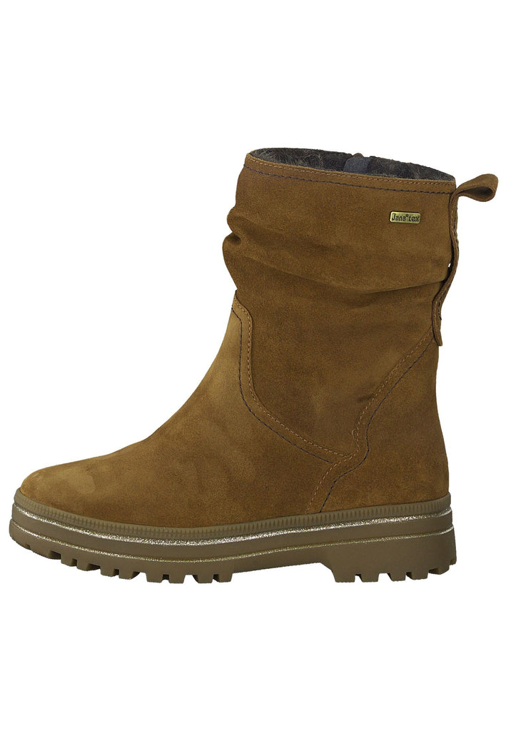 Jana Stiefelette Leder Cognac - surf4shoes