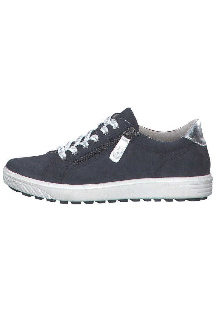 Jana Sneaker Leder Navy - surf4shoes