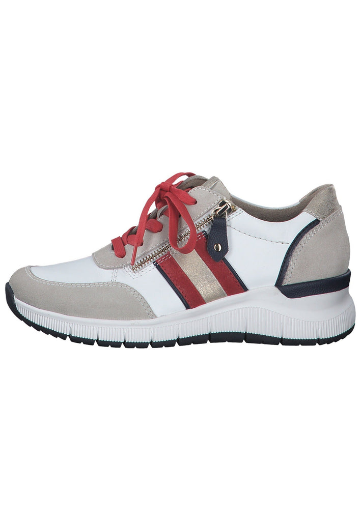 Jana Sneaker Leder Weiß - surf4shoes