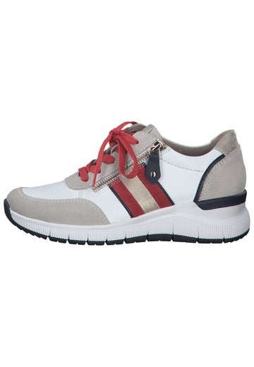 Jana Sneaker Leder Weiß - surf4shoes