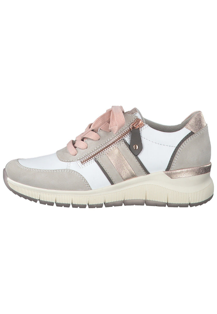 Jana Sneaker Leder Rose - surf4shoes