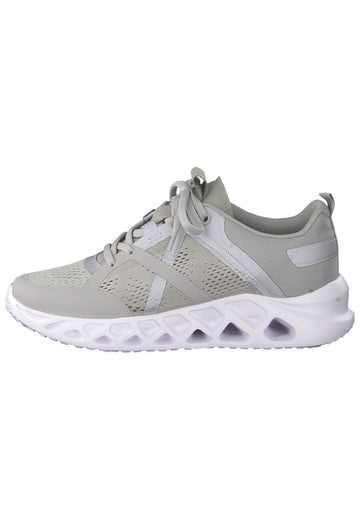 Jana Sneaker Lederimitat/Textil Grau - surf4shoes