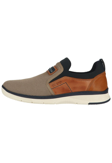 Salamander Slipper Lederimitat Beige/Braun - surf4shoes
