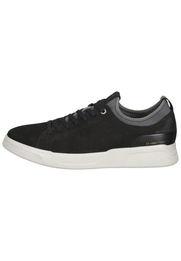 Salamander Sneaker Nubukleder Schwarz - surf4shoes
