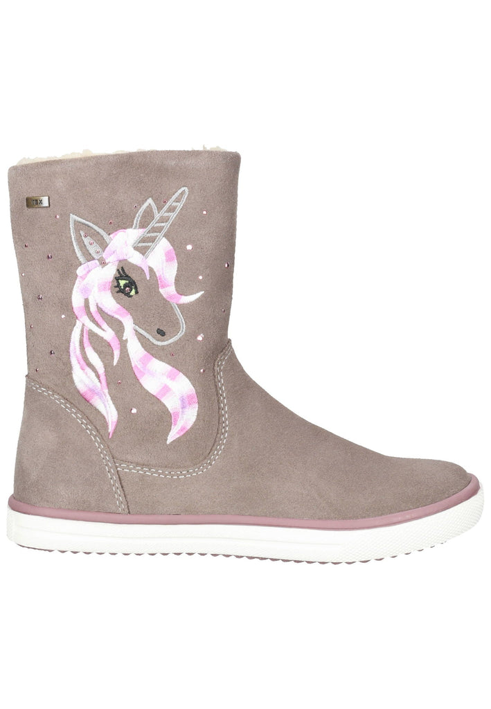 Lurchi Stiefelette Veloursleder Stone - surf4shoes