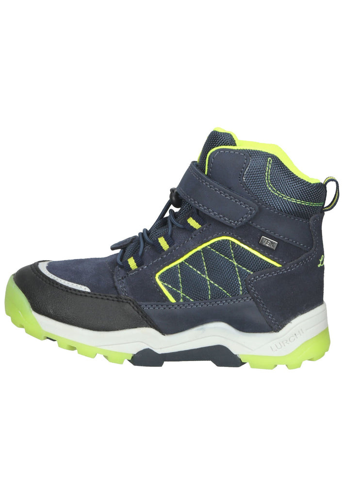 Lurchi Stiefelette Veloursleder/Textil Navy - surf4shoes
