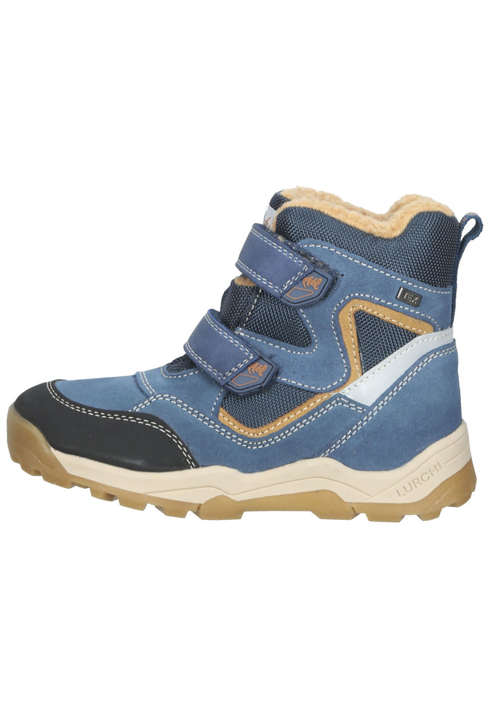 Lurchi Stiefelette Veloursleder Jeans Warmfutter - surf4shoes