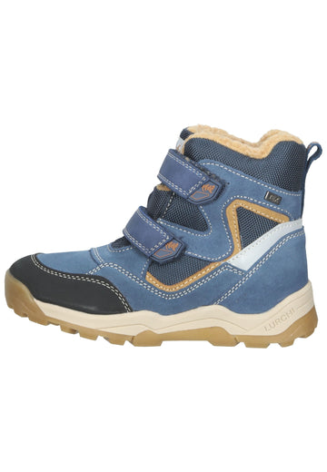 Lurchi Stiefelette Veloursleder Jeans Warmfutter - surf4shoes