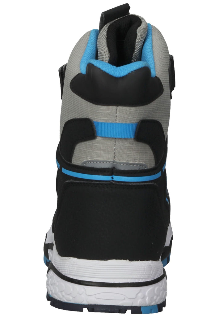 Lurchi Stiefel Lederimitat Grau/Schwarz Warmfutter - surf4shoes