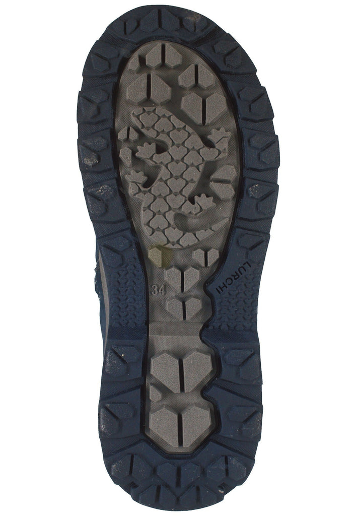 Lurchi Stiefel Lederimitat/Textil Navy - surf4shoes