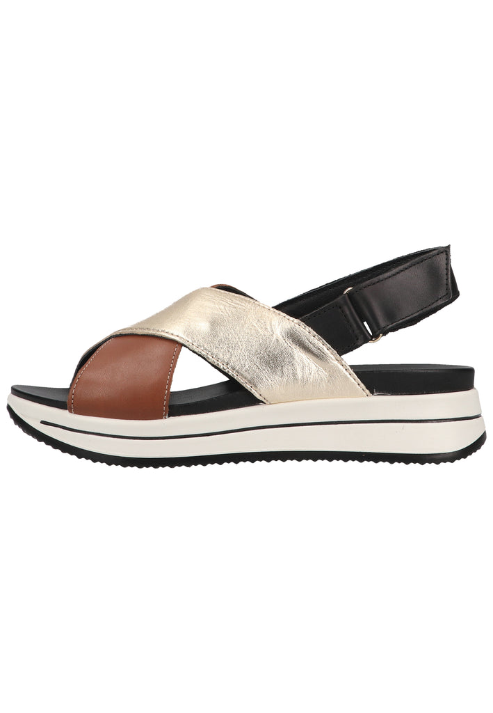 IGI&CO Sandalen Leder Schwarz/Braun - surf4shoes