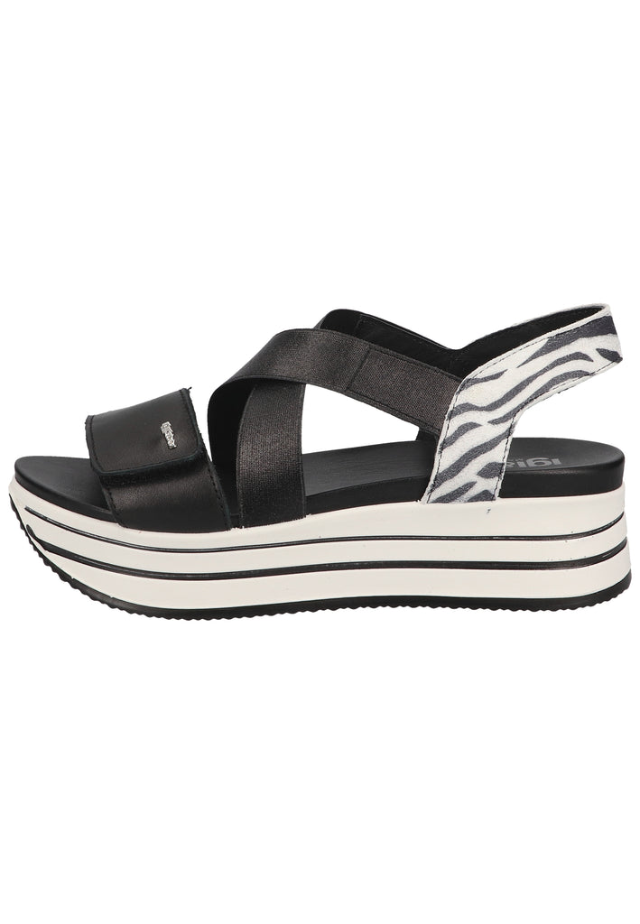 IGI&CO Sandalen Nappaleder Schwarz - surf4shoes