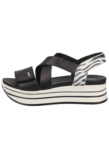 IGI&CO Sandalen Nappaleder Schwarz - surf4shoes