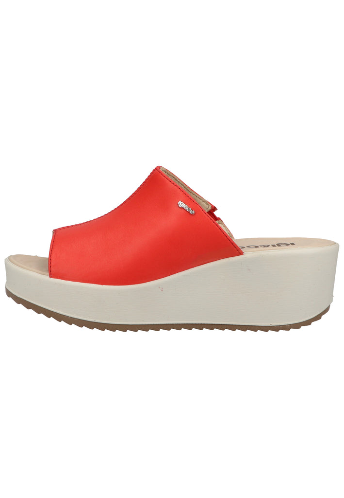 IGI&CO Pantoletten Nappaleder Rot - surf4shoes