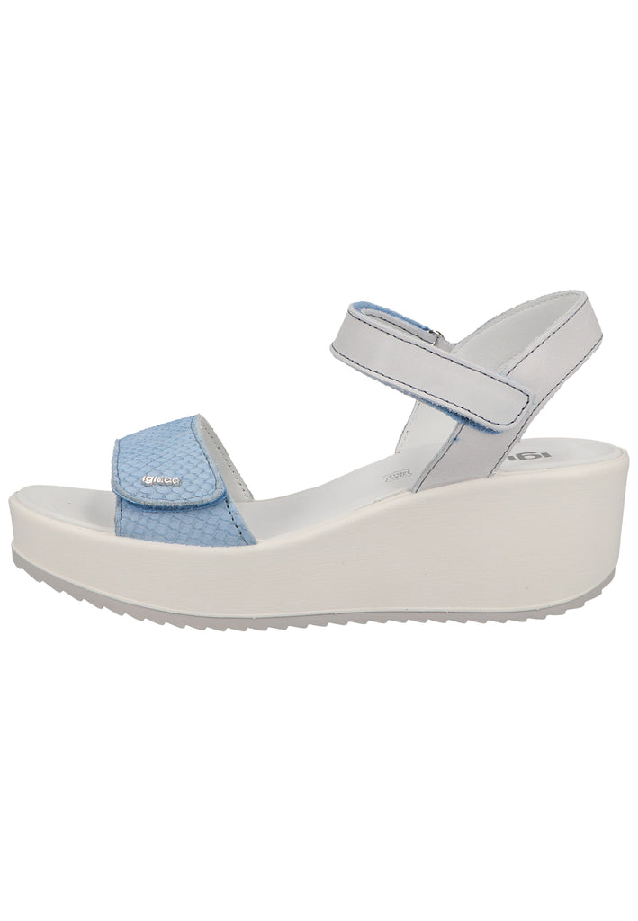 IGI&CO Sandalen Nubukleder Blau - surf4shoes