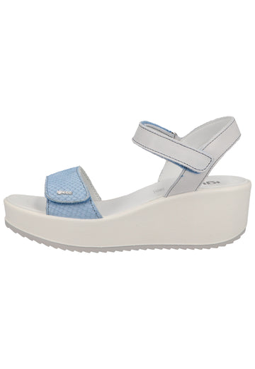 IGI&CO Sandalen Nubukleder Blau - surf4shoes