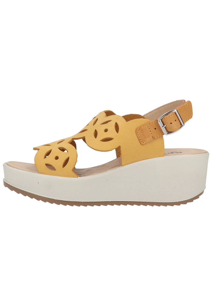 IGI&CO Sandalen Nubukleder Gelb - surf4shoes