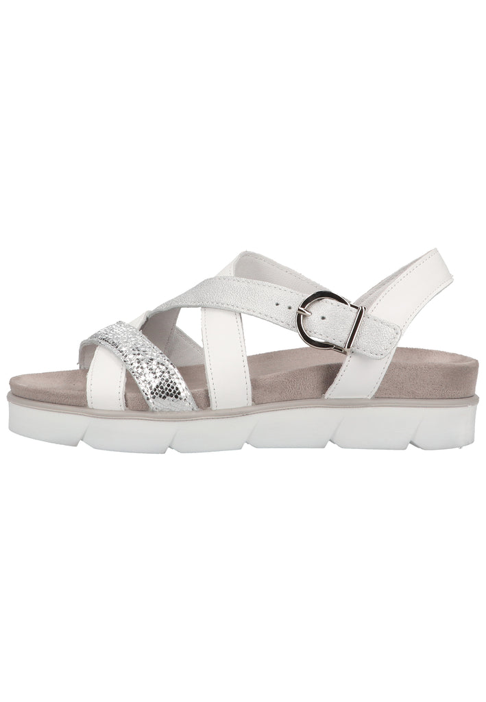 IGI&CO Sandalen Nappaleder Weiß/Silber - surf4shoes