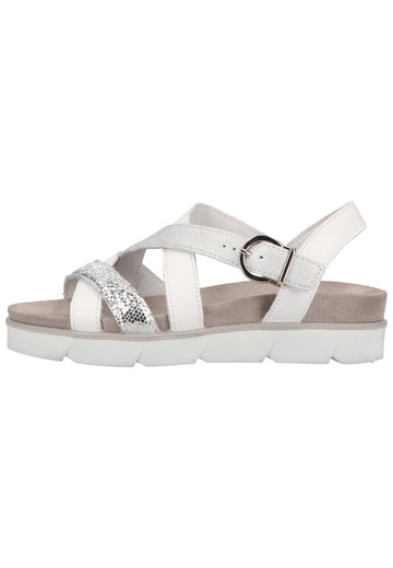 IGI&CO Sandalen Nappaleder Weiß/Silber - surf4shoes