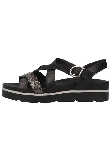 IGI&CO Sandalen Leder Schwarz - surf4shoes