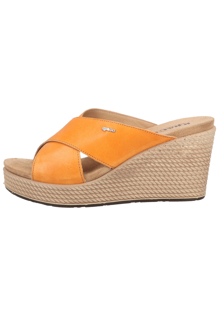 IGI&CO Pantoletten Leder Gelb - surf4shoes