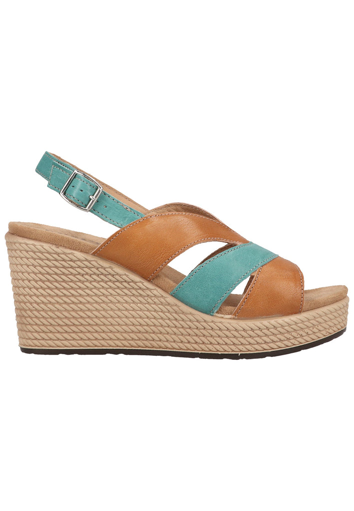 IGI&CO Sandalen Leder Braun/Blau - surf4shoes