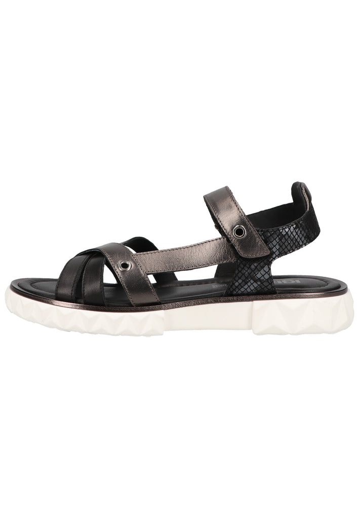 IGI&CO Sandalen Nappaleder Schwarz - surf4shoes