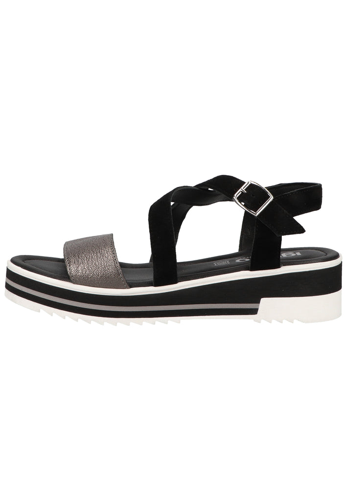 IGI&CO Sandalen Leder Schwarz - surf4shoes